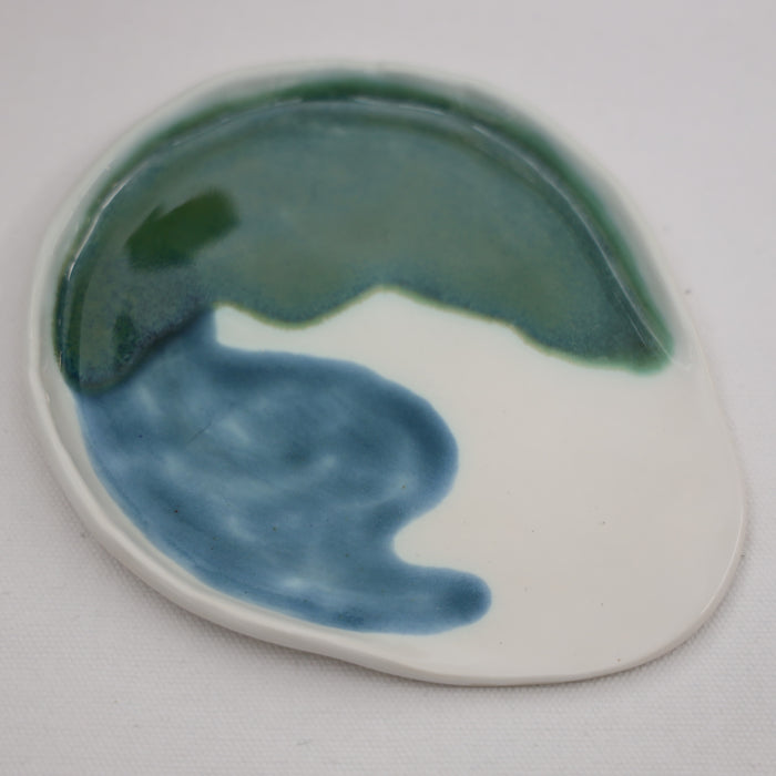 Spoon Rest - Blue & Green