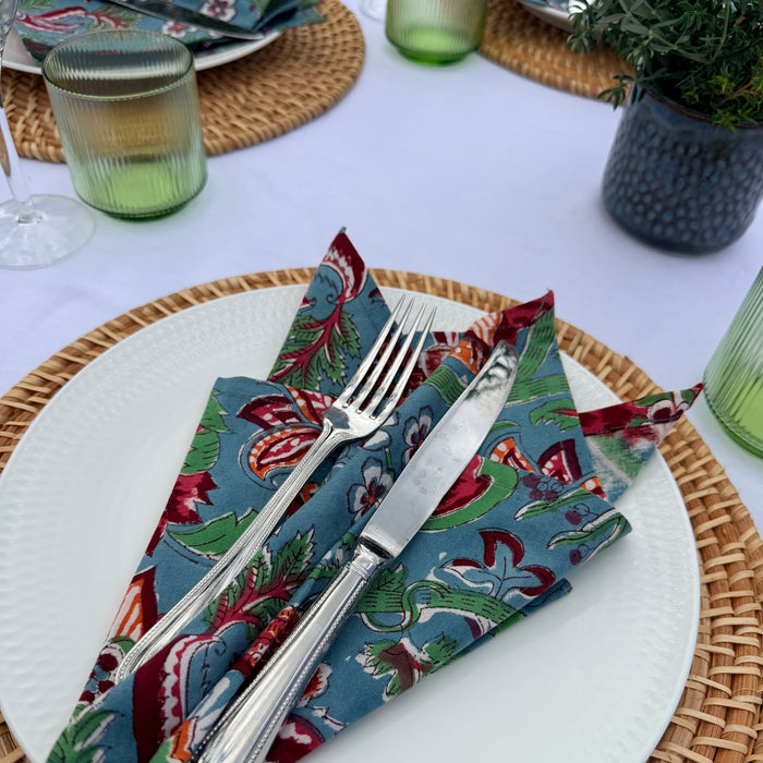 Napkins (set of 2) - floral multi