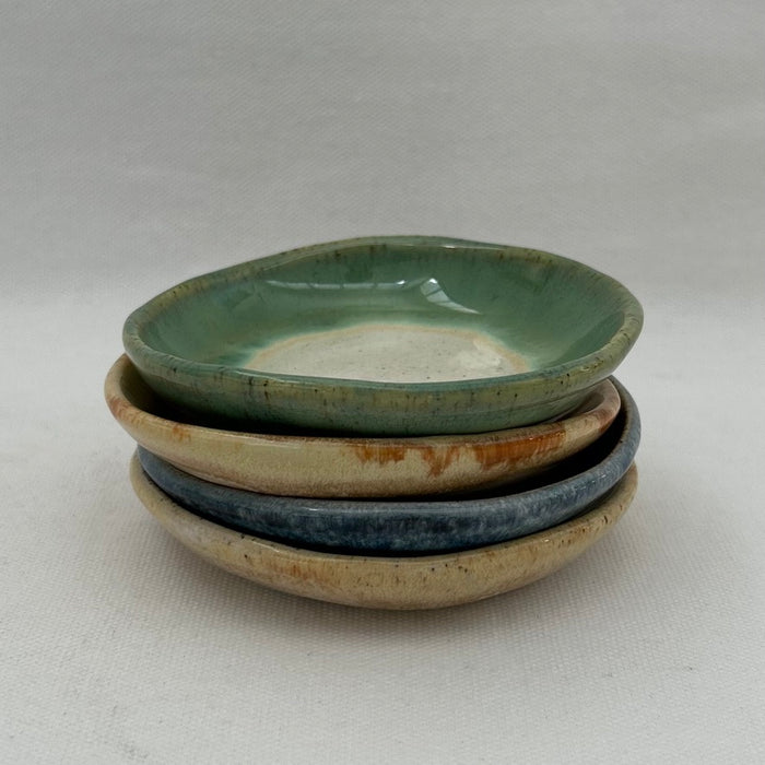 Handmade Ceramic Sauce Dish - Blue