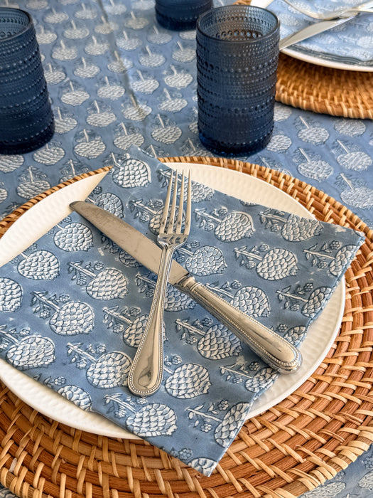 Napkins (set of 2) - blue artichoke