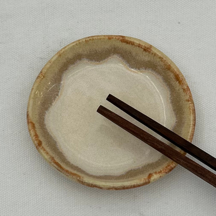 Handmade Ceramic Sauce Dish - Natural