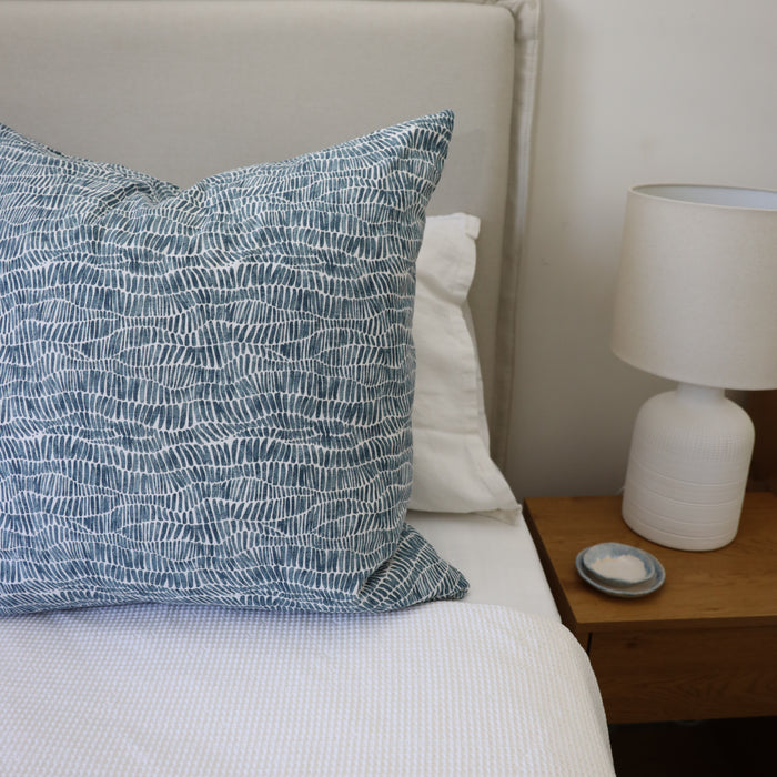 European Cushion Cover - Blue