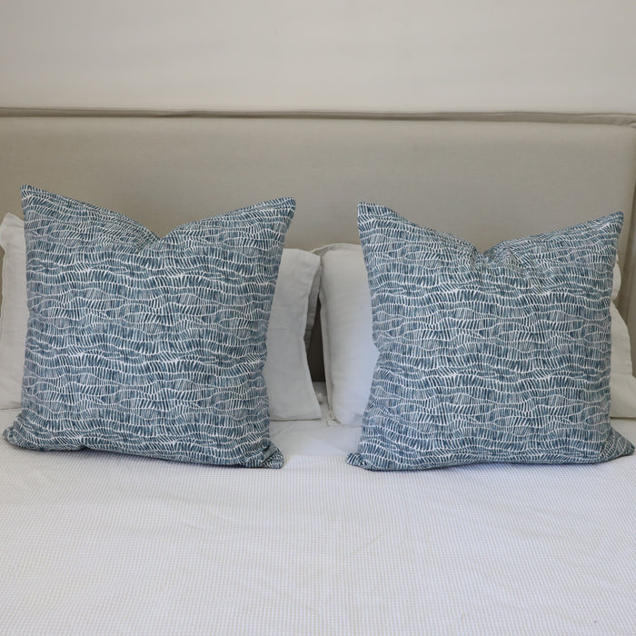 European Cushion Cover - Blue