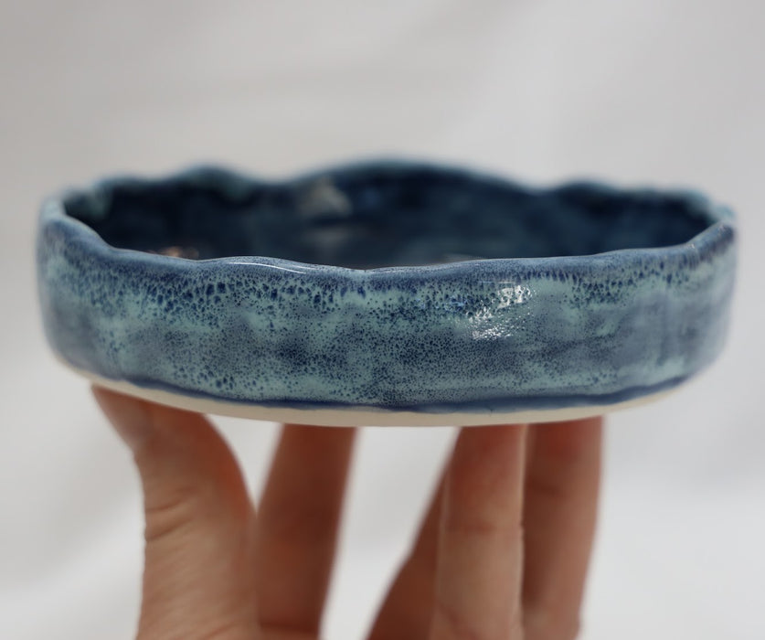 Shallow Dish - Blue [14cm diameter]