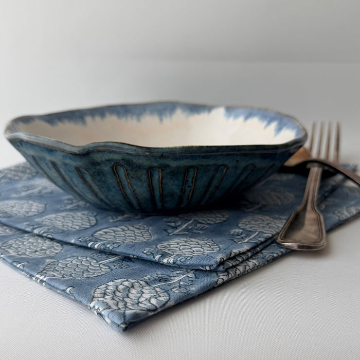 Serving bowl medium - denim