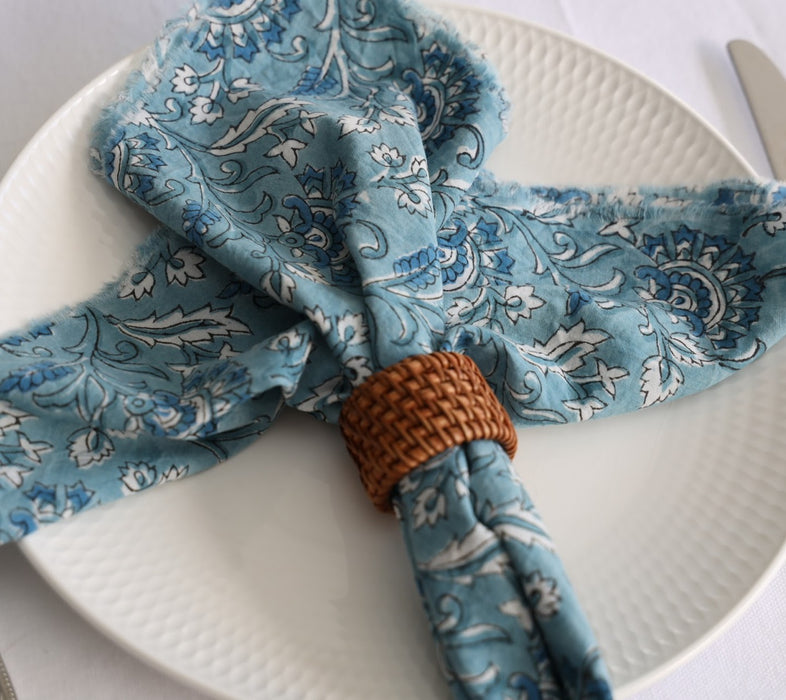 Napkins [set of 2] - Pale dusty blue