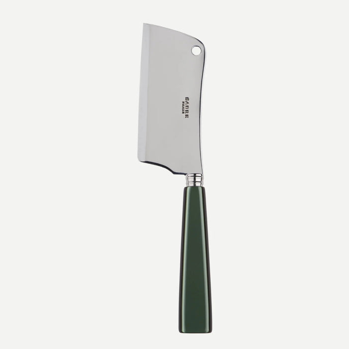 Sabre Paris Icone Cheese Cleaver in dark green 
