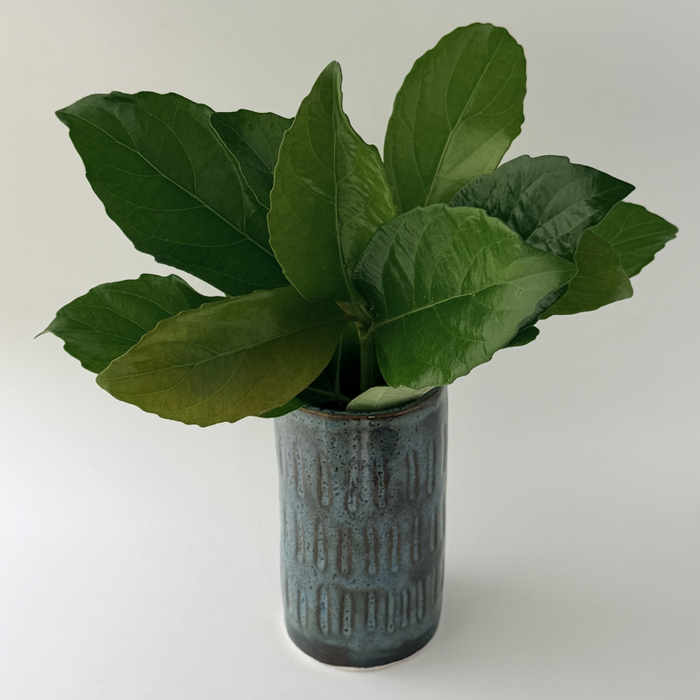 Handmade Ceramic Vase in Denim Glaze