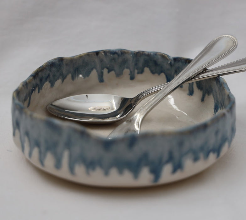 Small Serving Bowl | Breakfast bowl - Blue