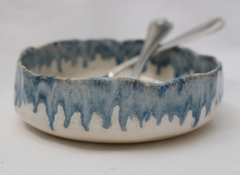 Small Serving Bowl | Breakfast bowl - Blue
